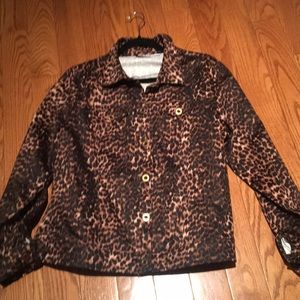 Joan Rivers denim jacket